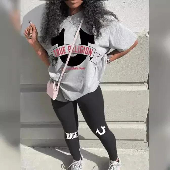 Fashionable U Series Hip Hop Trendy Set FC1229 Cross-Border Women's Skirt Ensemble Stylish Casual Outfit from Mainland China - Empire P.E