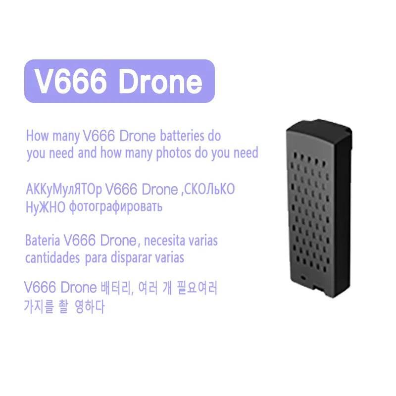 Original Drone battery for V168 V198 M6 Z908 S18 V66 s12 a14 v666 battery,rechargeable butler,propeller for drone accessories - Empire P.E