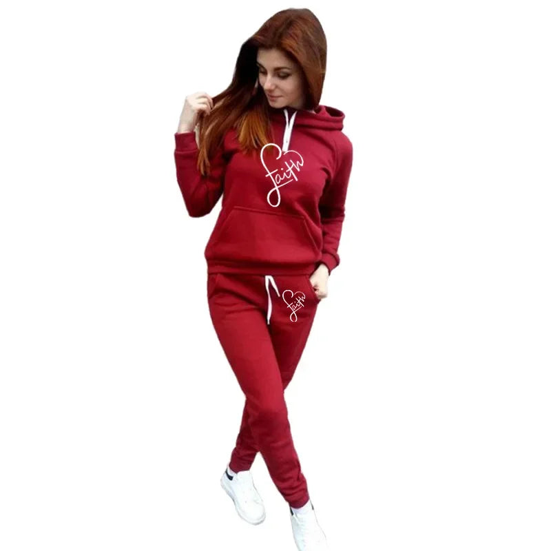 2023 women's Hoodie suit sportswear Track Suit Plus Size S-4XL - Empire P.E