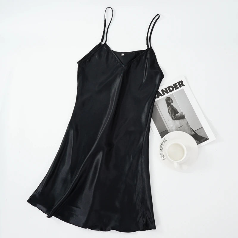 Women's Satin Sexy Nightgown - Empire P.E