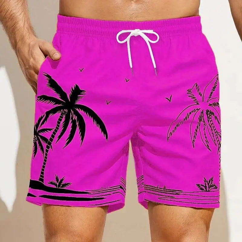 Summer Men's Quick Drying Hawaii Holiday Sports Swimming Trunks