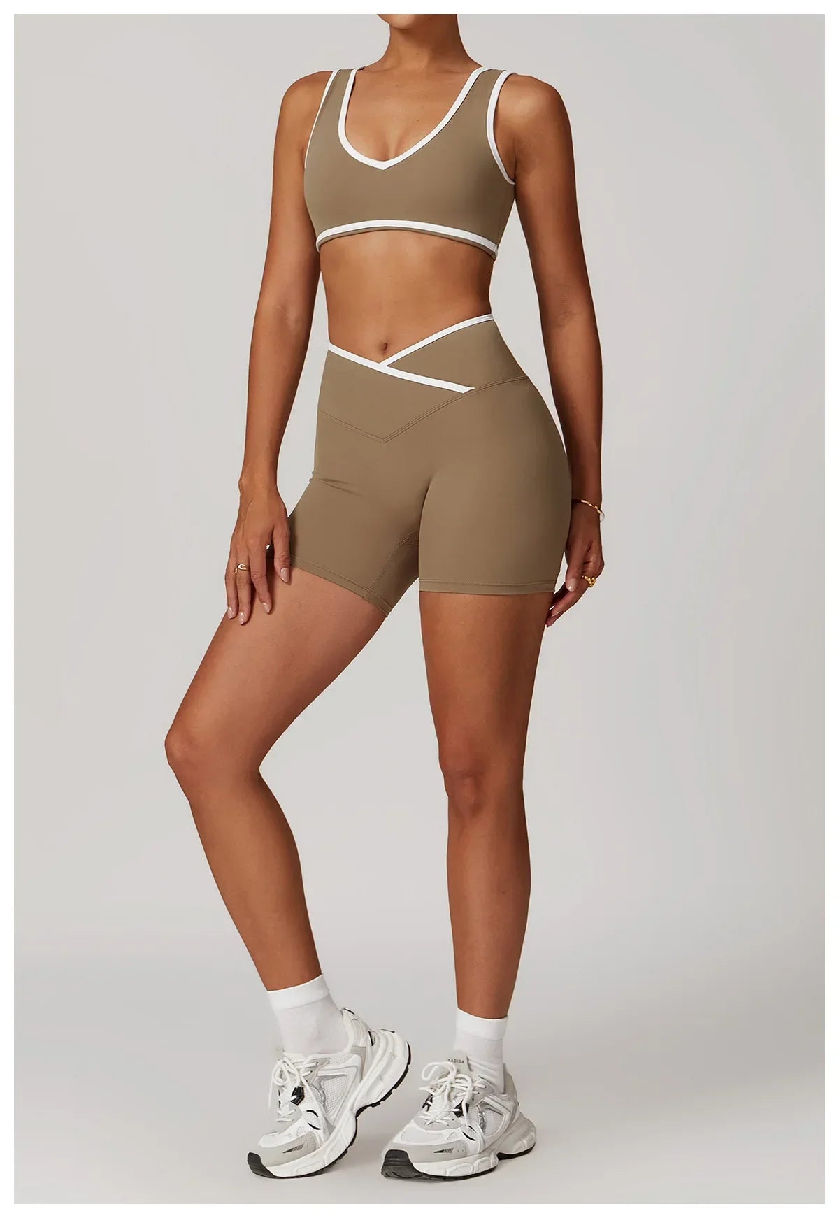 Yoga Set 2 Pieces Workout Outfits Fitness - Empire P.E