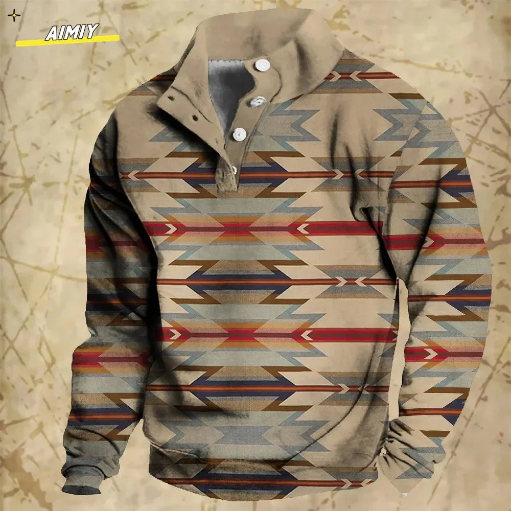 Vintage Men's Hoodie Casual Jacket - Empire P.E