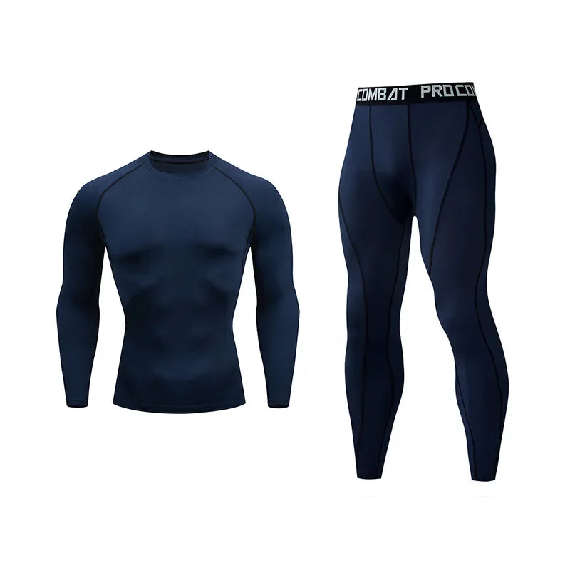 Men's Running Set Gym Jogging Thermo Track suit - Empire P.E