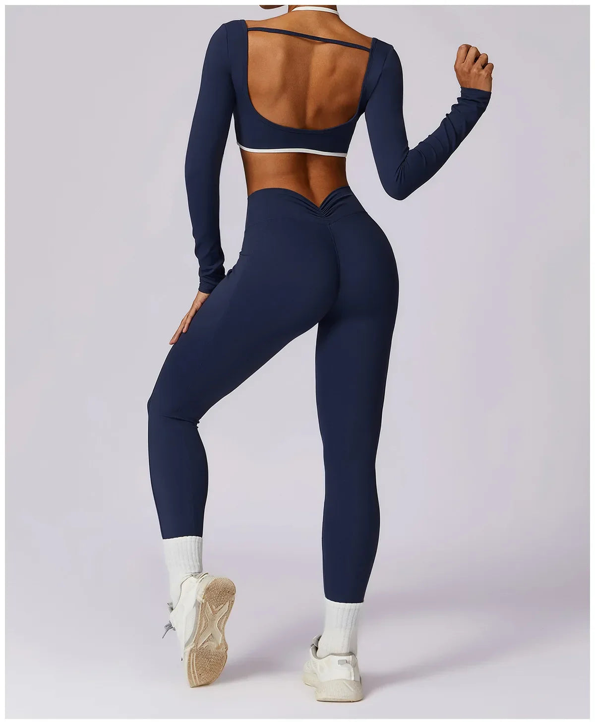 Yoga Set 2PCS Women Sportswear Push Up Workout Clothes - Empire P.E