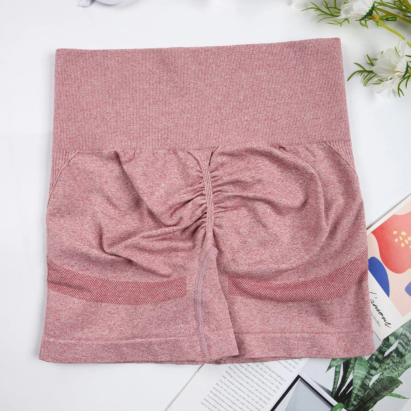 Women Fitness Shorts High Waist Workout Hip Lifting Leisure Shorts Leggings Yoga Gym Running Short Pants Sportswear - Empire P.E