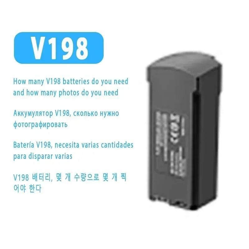 Rechargeable Drone Battery Compatible V168 V198/V198MAX M6 Z908 S2S V88 V66 V666 - Empire P.E