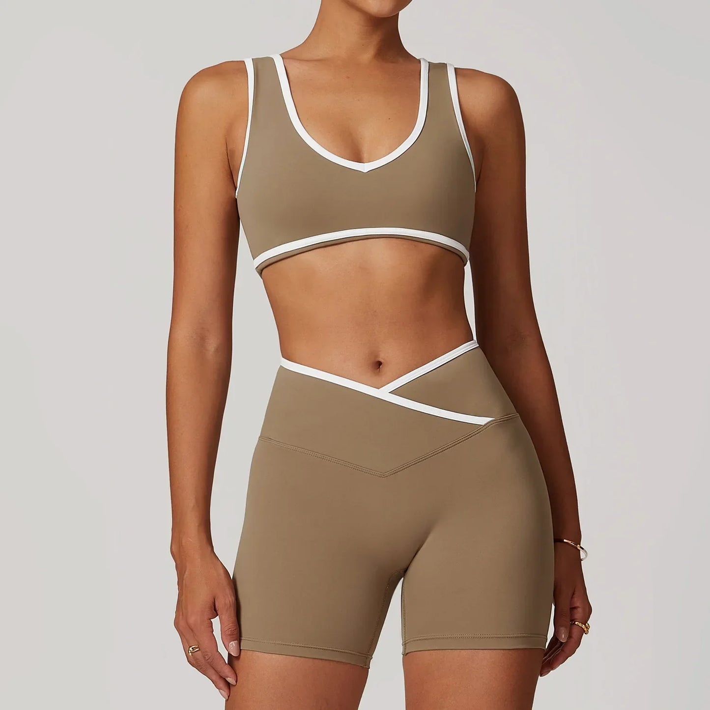 Yoga Set 2 Pieces Workout Outfits Fitness - Empire P.E