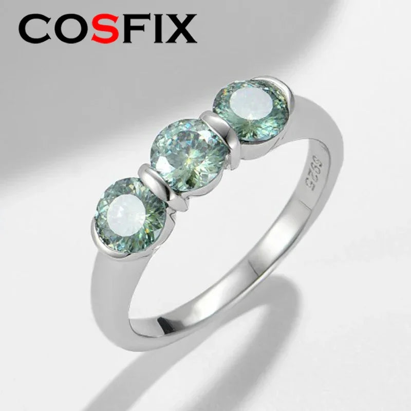 D Color Women Moissanite Ring s925 Silver - Empire P.E