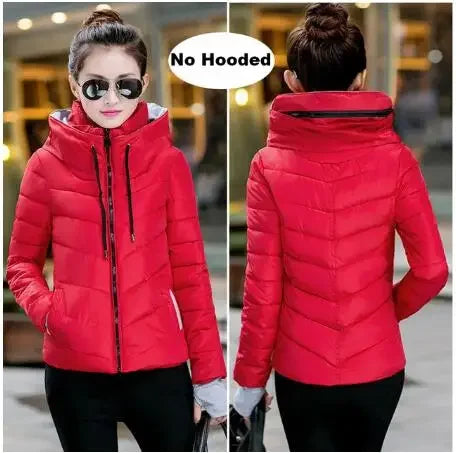 Women's Thicken Outerwear Solid Coats - Empire P.E