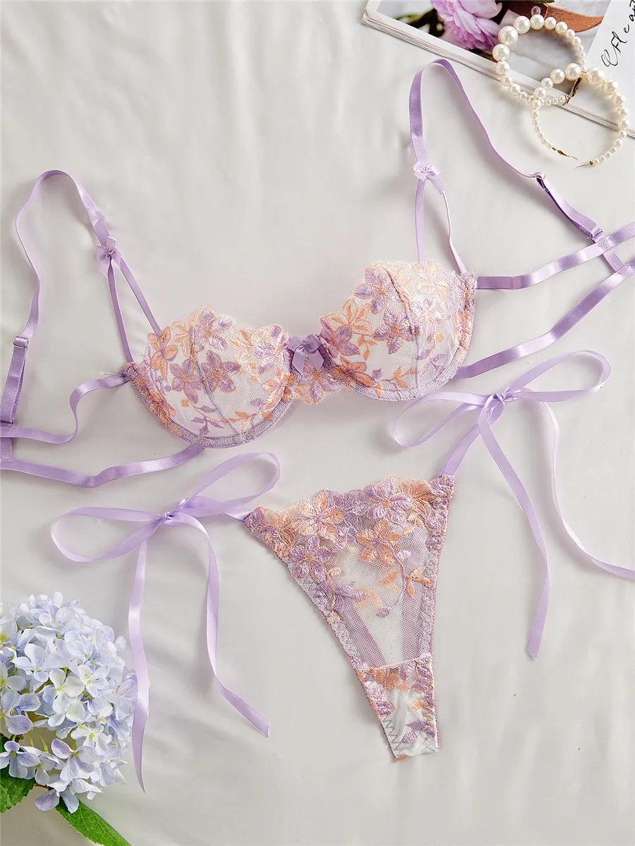 Sexy Lingerie Set Women Embriodey - Empire P.E
