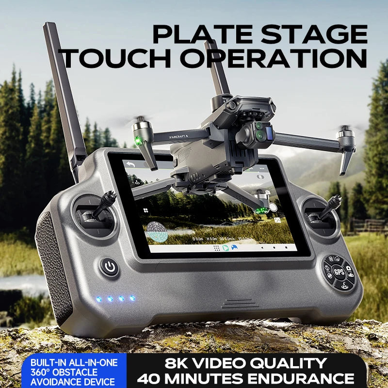 Max 6000M LCD SC GPS Drone 8K Dual Camera - Empire P.E