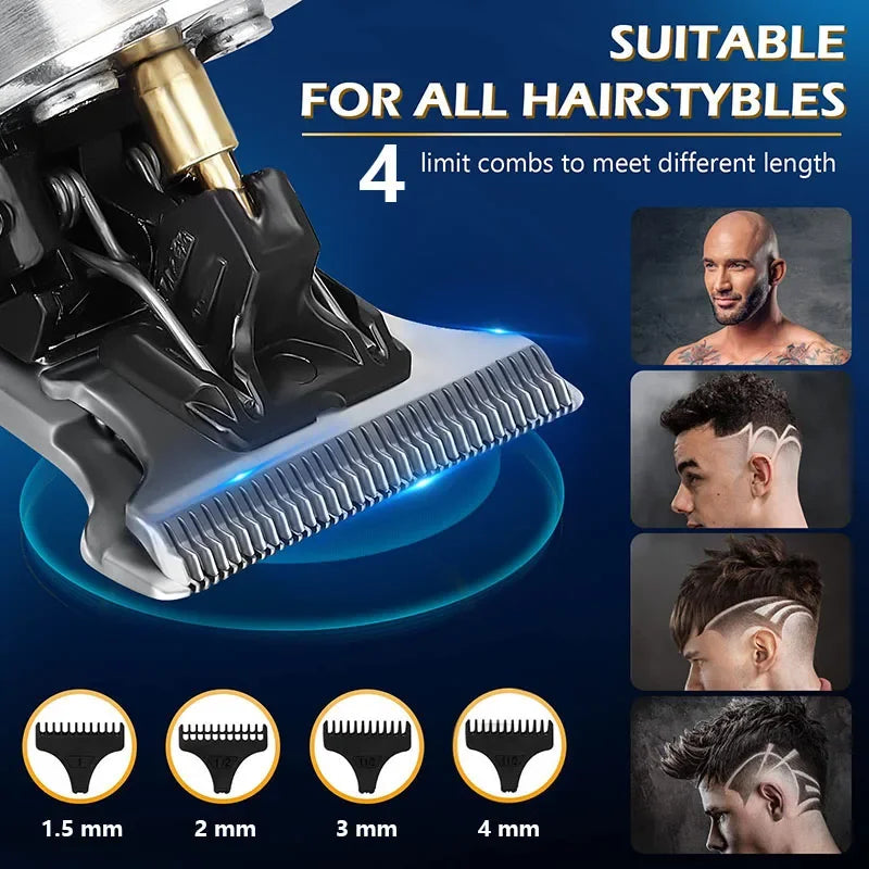 Electric Wireless Facial Hair Trimmer Clipper - Empire P.E