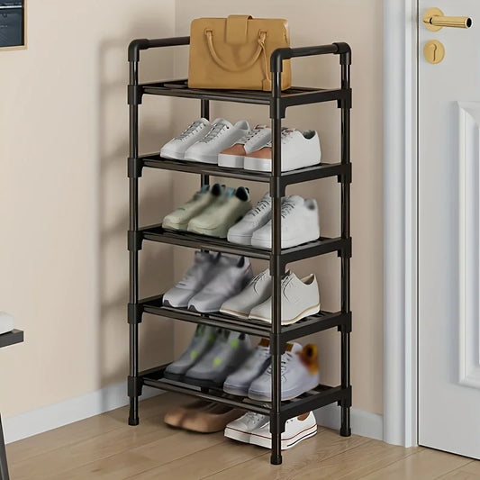 Multi-Tier Metal Shoe Rack Stackable Organizer