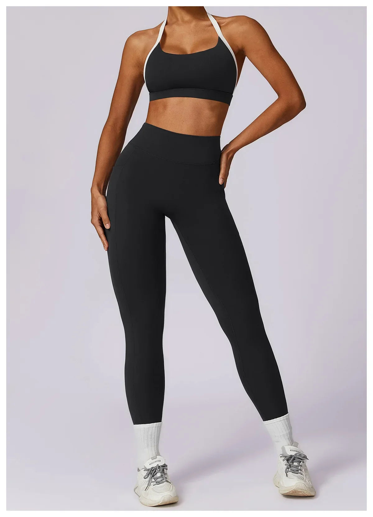 Yoga Set 2PCS Women Sportswear Push Up Workout Clothes - Empire P.E