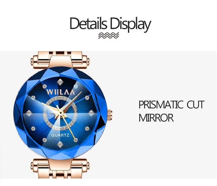 Women Bracelet Watches Stainless Steel Band Elegant Diamond Dial Ladies Wrist Watch For Crystal Exquisite Top Brand Luxury 2025 - Empire P.E
