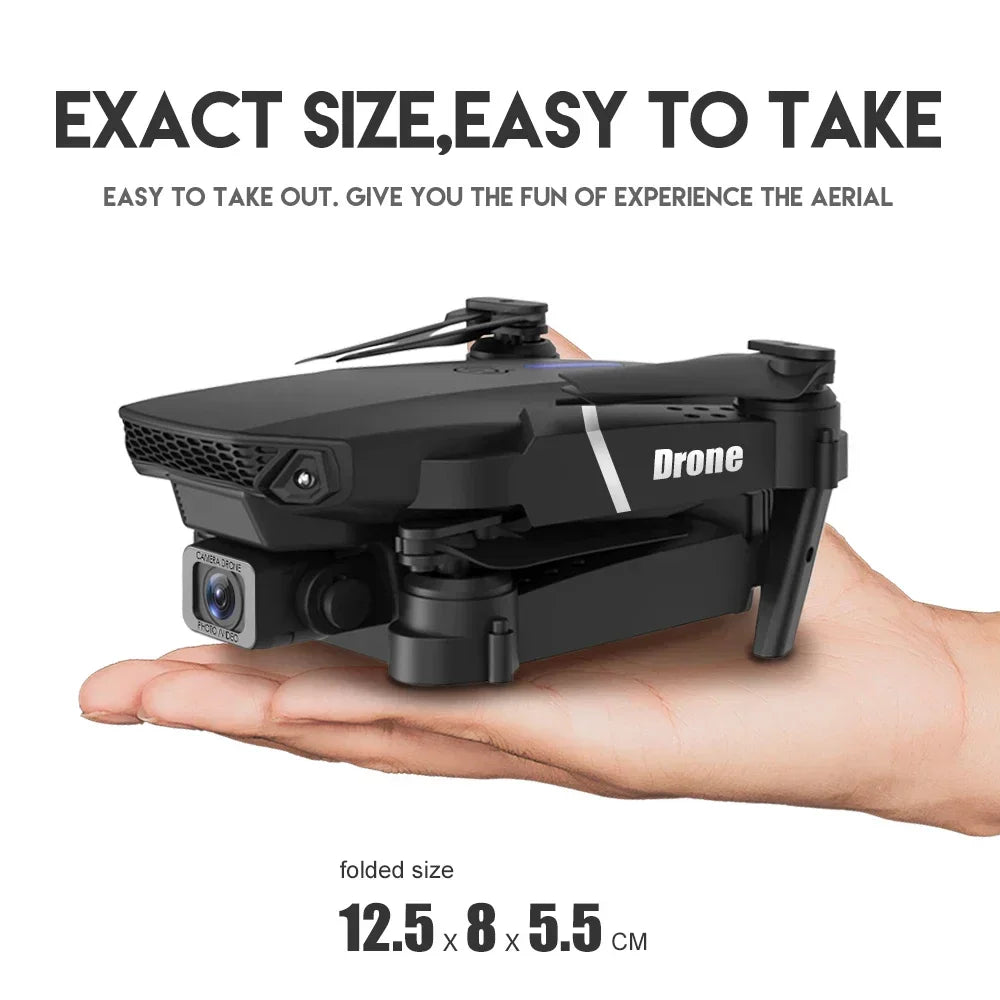 2023 New E88 Pro WIFI FPV Drone Wide Angle HD 4K 1080P Camera - Empire P.E