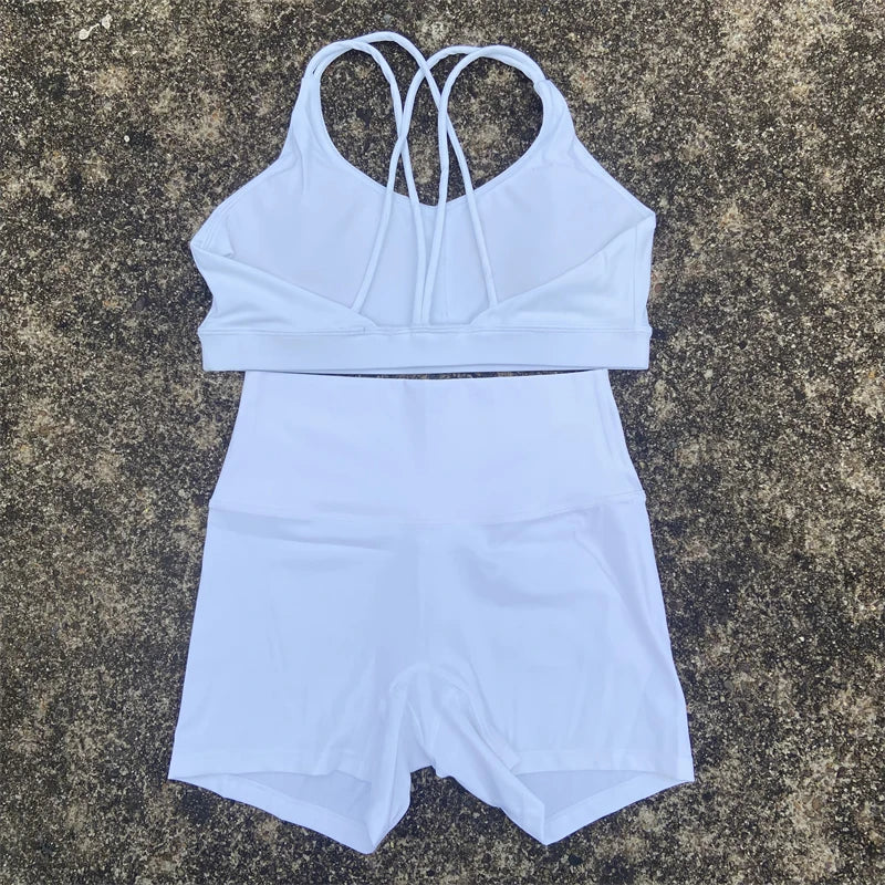 2 Piece Yoga Shorts Set - Empire P.E