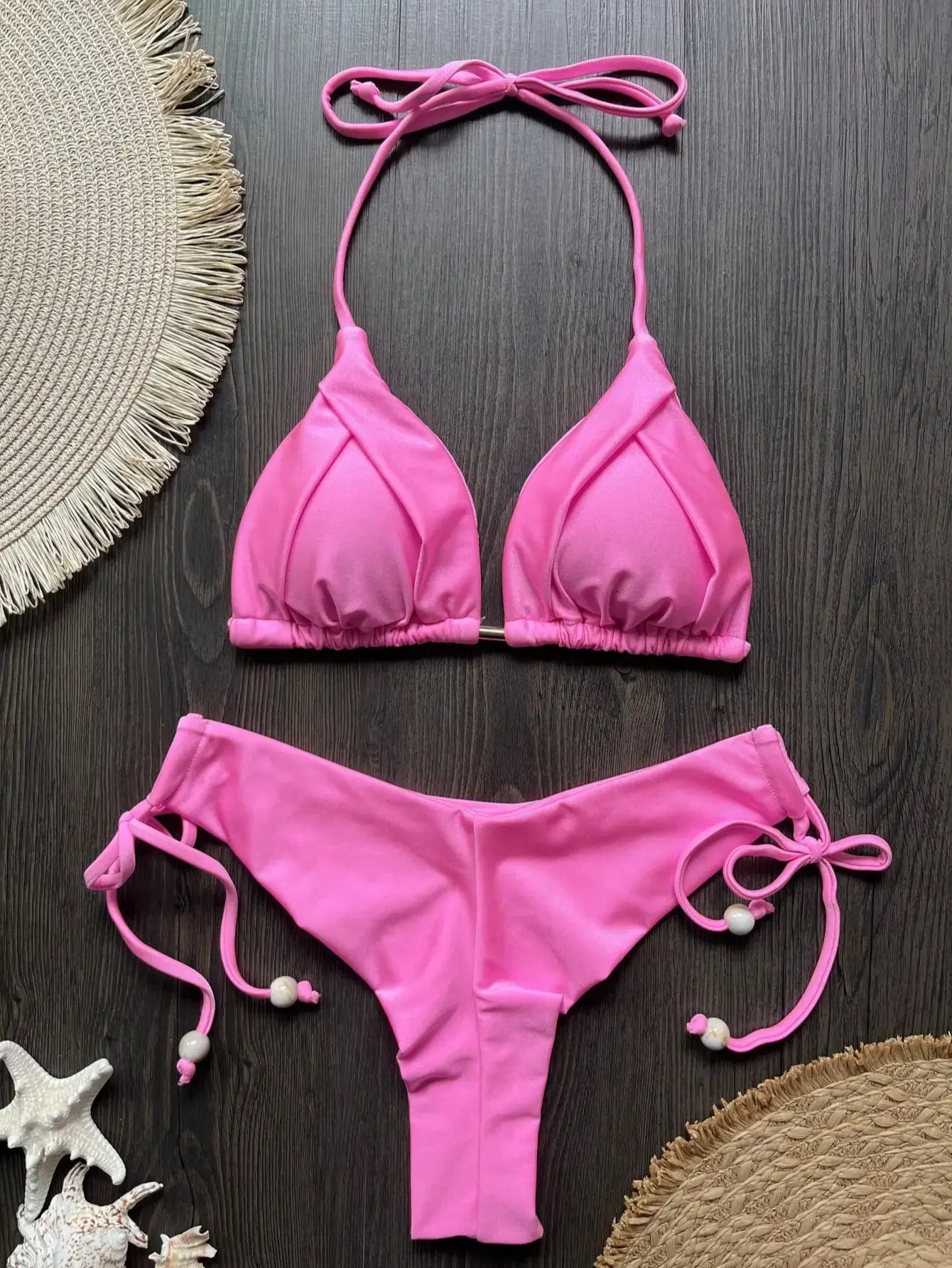 Sexy 13 Color Triangle Bathing Suit for Women Brazilian Beach Bikini Set - Empire P.E