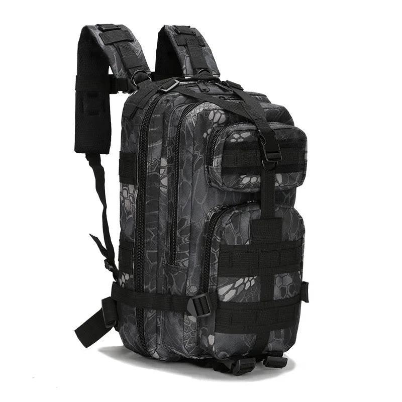 Men's Classic Tactical Backpack Travel Sports Camouflage Bag Outdoor Climbing Hunting Backpack Fishing Hiking Nylon 3P Pack Bag - Empire P.E