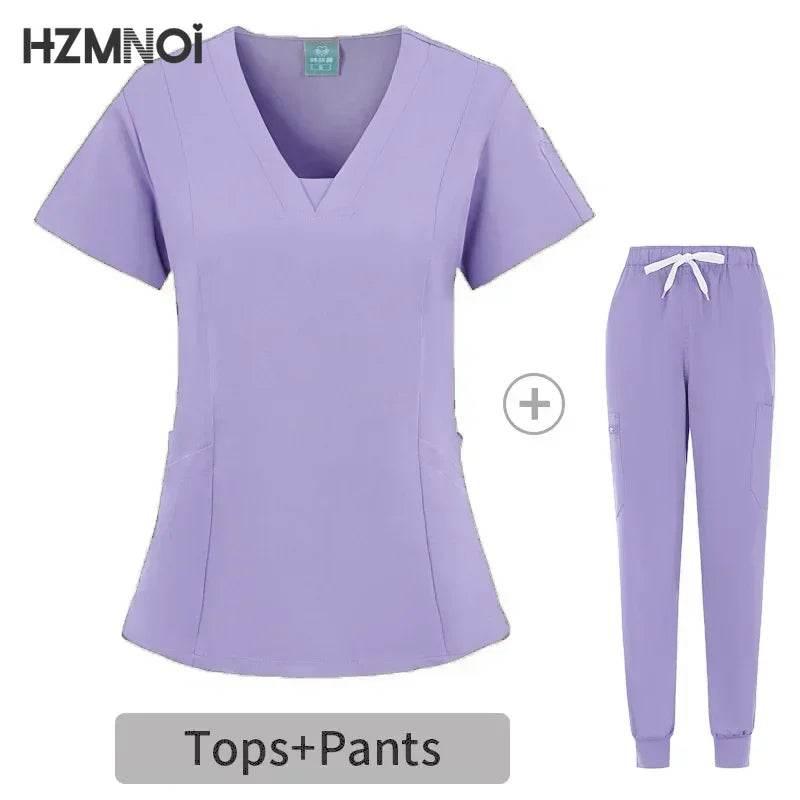 Medical Uniform Scrubs Hospital Working Scrubs Set Medical Nurse Dental Surgery Suit Workwear - Empire P.E
