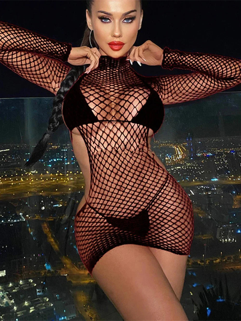 Hot Transparent Mini Dress Sexy Lingerie - Empire P.E
