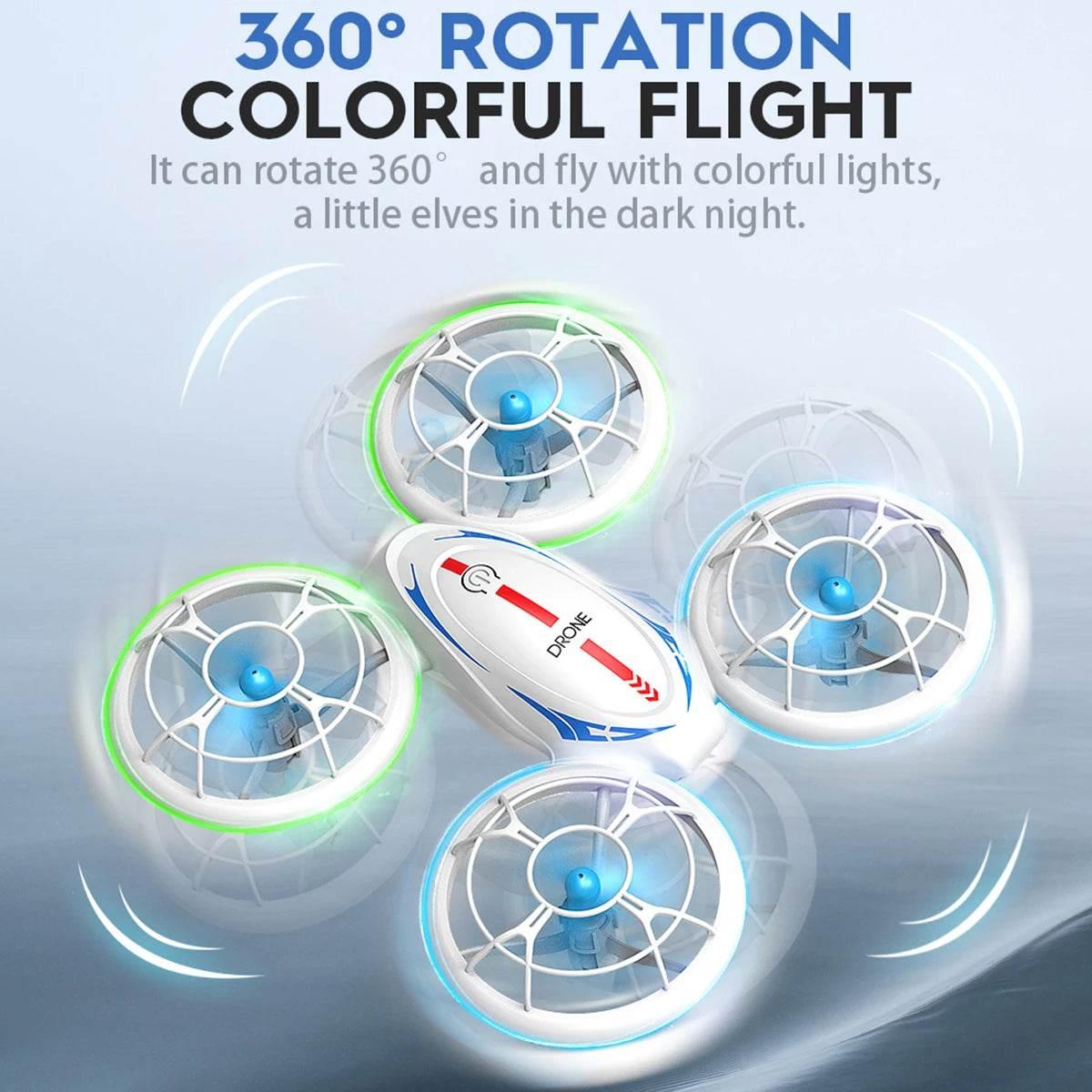 Mini RC Drone Helicopter with Auto Hover 360° Flights Headless Mode Altitude Hold RC Drone Quadcopter Toys for boys Gift - Empire P.E
