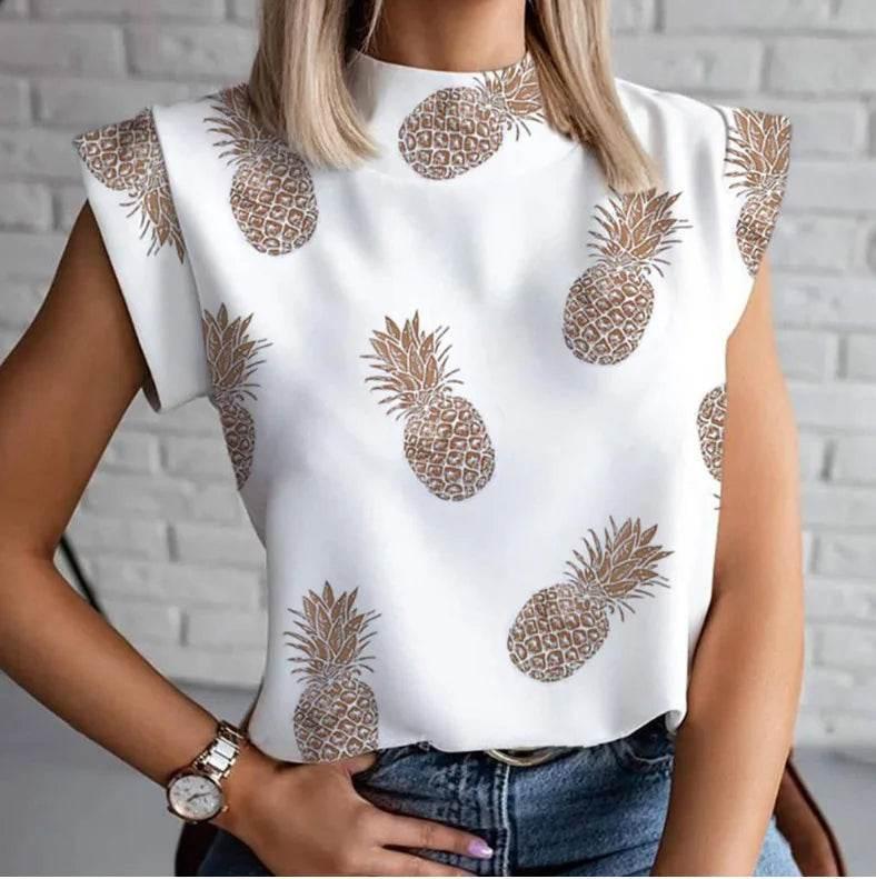 Stylish Women's Sleeveless Summer Tee Top - Empire P.E
