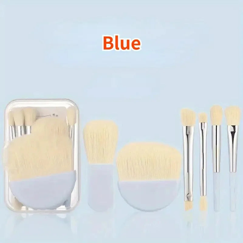 6Pcs Mini Makeup Brushes Set With Box Portable