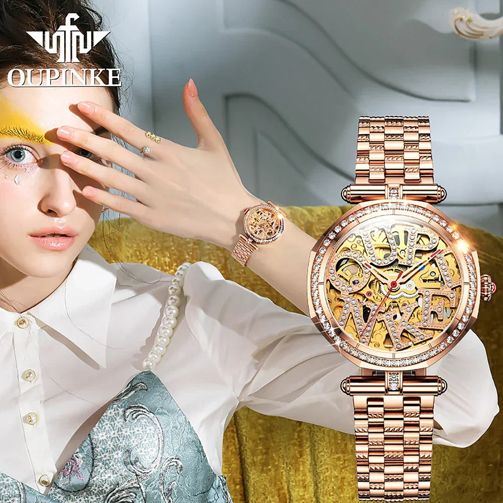 Automatic Diamond Watch for Women - Empire P.E
