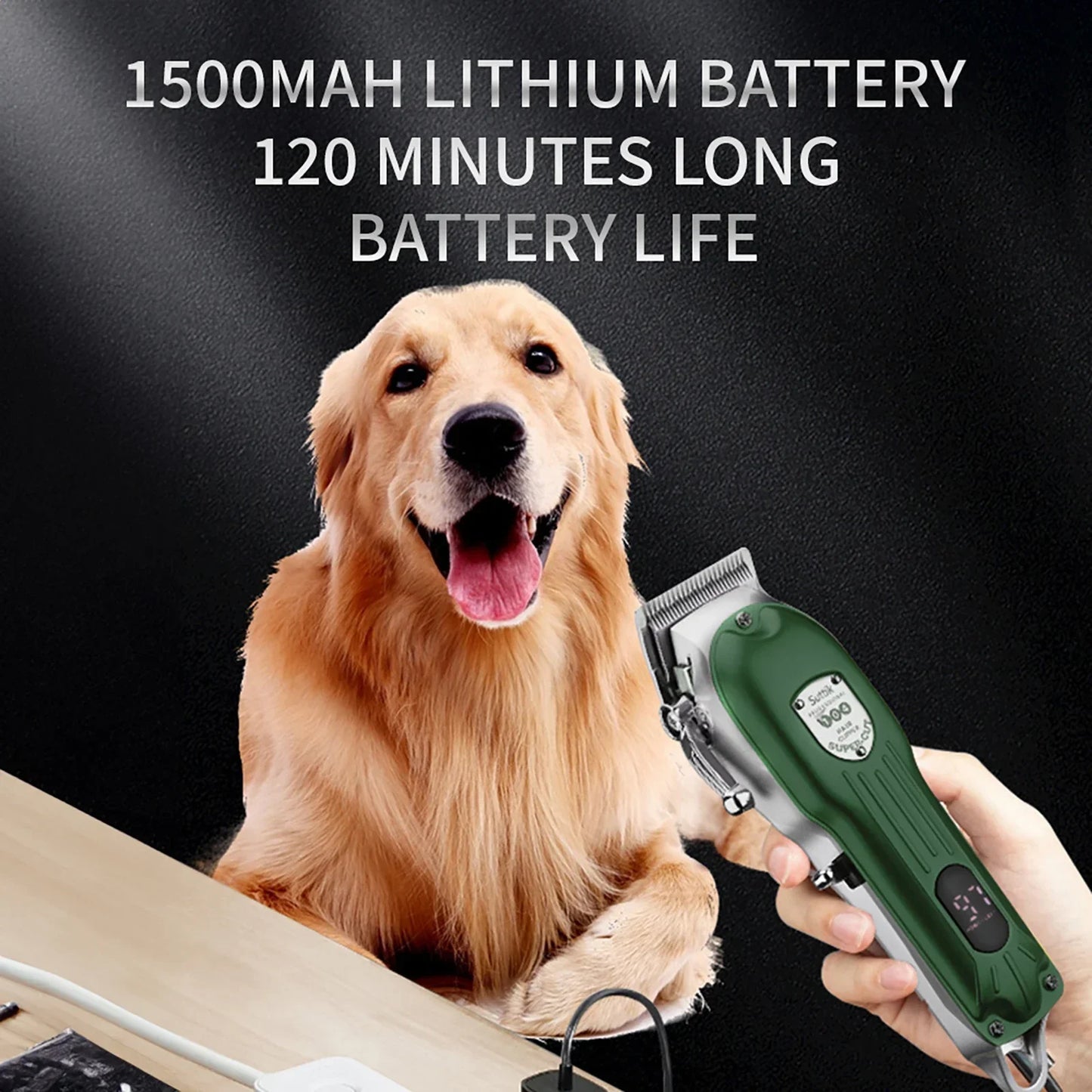 Professional Dog Hair Clipper All Metal Rechargeable - Empire P.E
