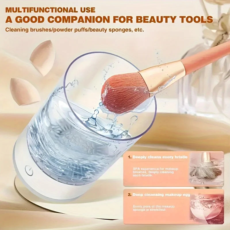 USB Powered Makeup Brush Cleaner