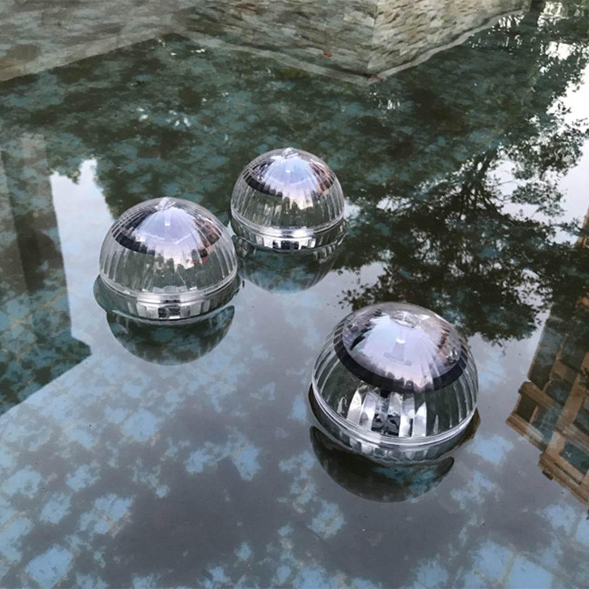 Solar Floating Pool Light Waterproof LED Solar Glow Ball Lamp Decoration for Pools Pond Fountain Garden Party Tub Home Decor - Empire P.E