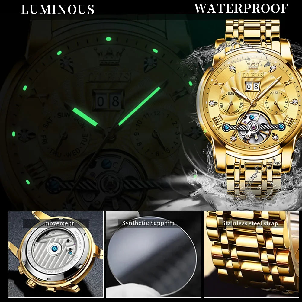 Mechanical Automatic Watch Men - Empire P.E
