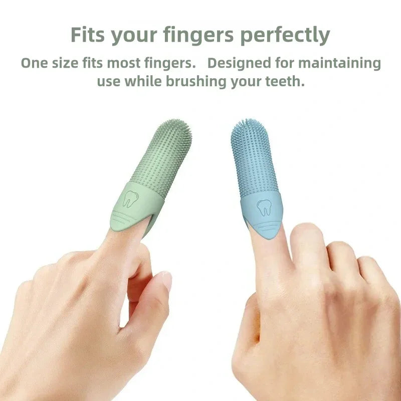 Dog Toothbrush, 360° Cleaning Finger Toothbrush for Dogs
