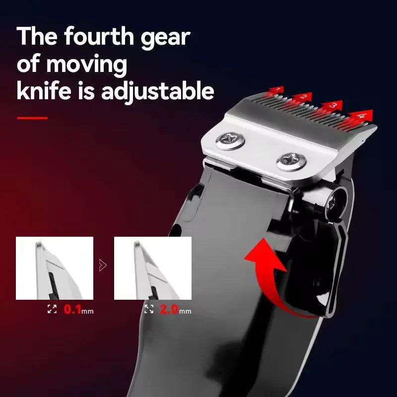 Kemei KM-PG809A KM-PG232 LCD USB Charging Hair Clipper Adjustable - Empire P.E