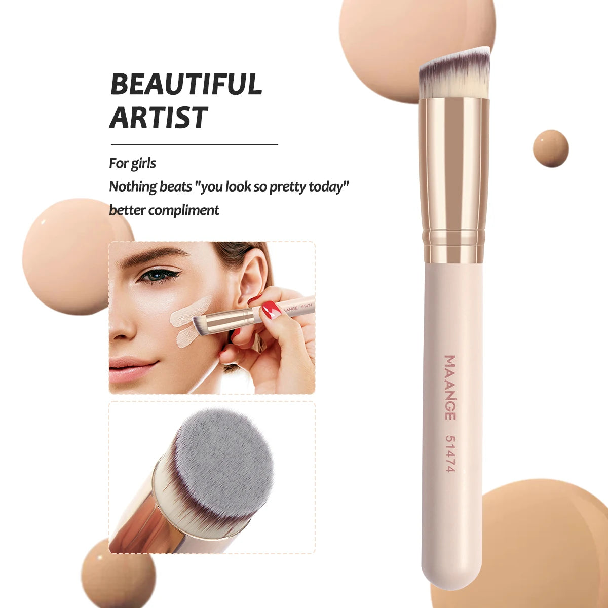 7pcs/set Makeup Brushes for Cosmetic Foundation