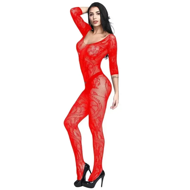 Sexy Open Crotch Lingerie Sex Suit Crotchless - Empire P.E