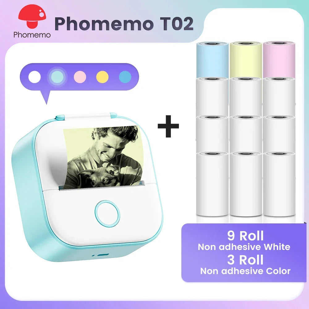 Pocket Printer Mini Portable Label Maker Self-adhesive - Empire P.E