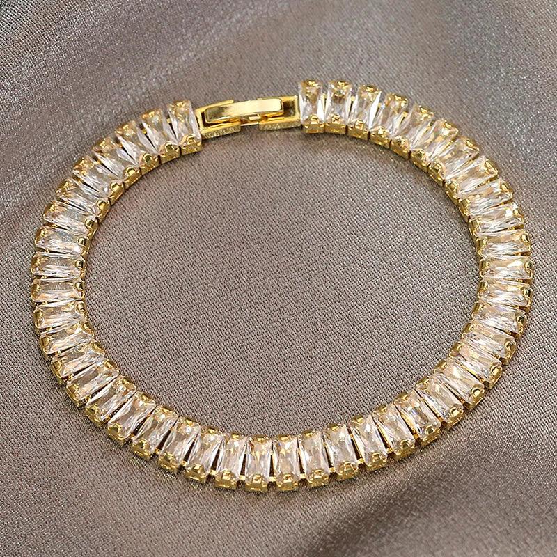 Rectangle Zirconia Tennis Bracelets for Women - Empire P.E