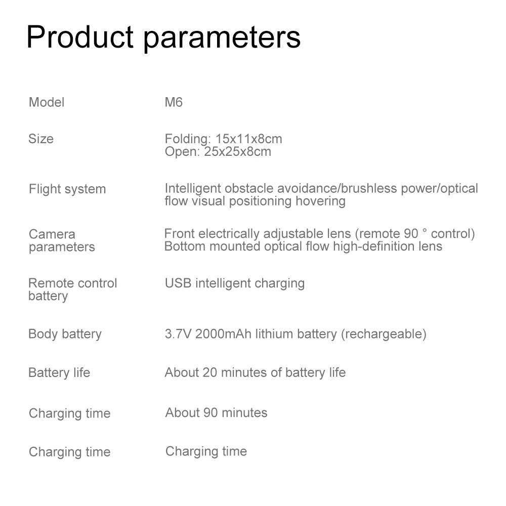 For Xiaomi M6 Drone Professional 8K Camera Drone 5G WIFI FPV UAV With screen remote control RC Dron avoidance Aerial Quadcopter - Empire P.E