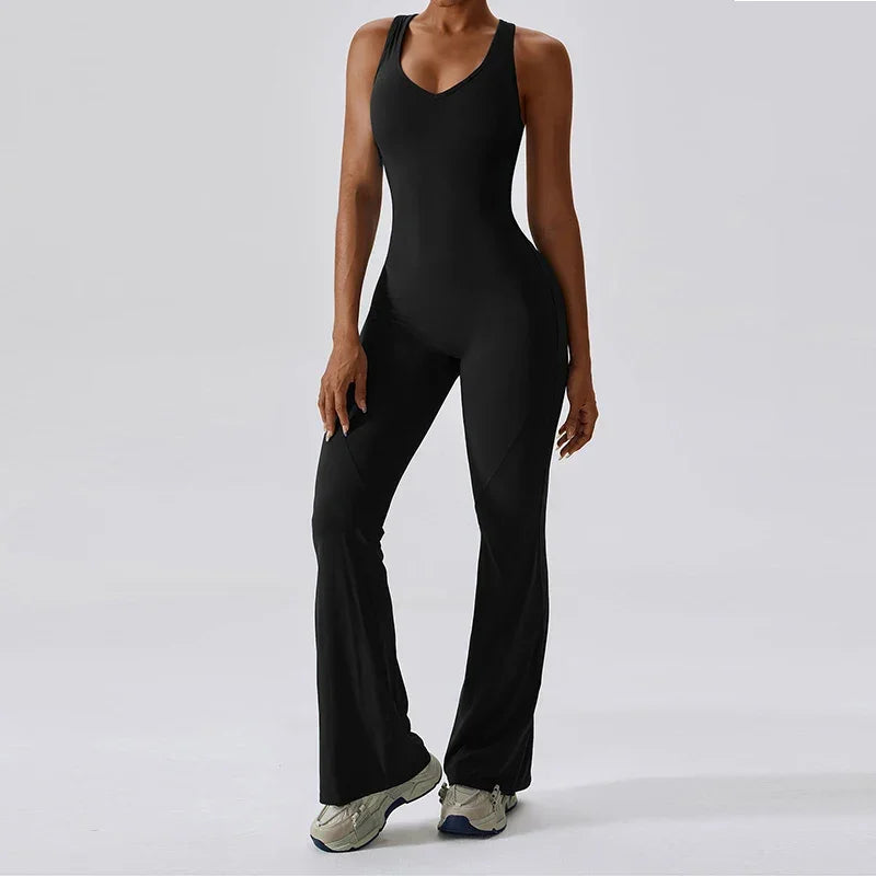 V Jumpsuit Gym Set - Empire P.E