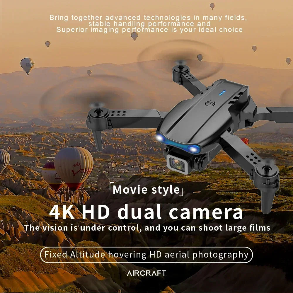 Foldable Mini Drone E99 K3 Pro - 4K Dual Camera - Empire P.E