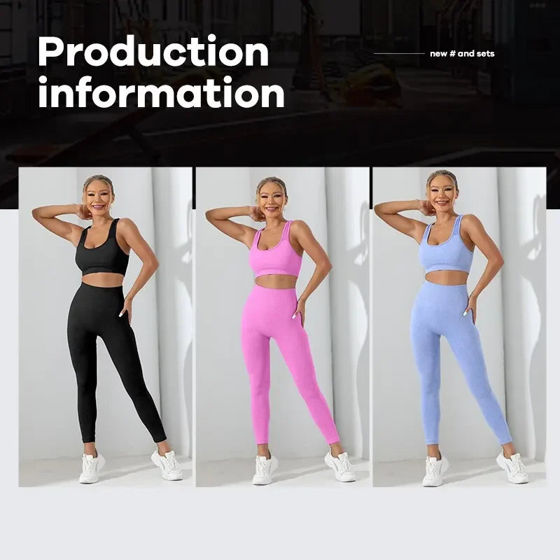 Yoga Basic 2pcs Seamless High Stretch Leggings