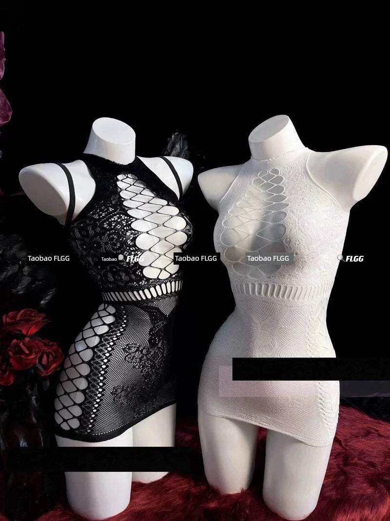 Sexy Sling Mesh Stockings Open-End - Empire P.E