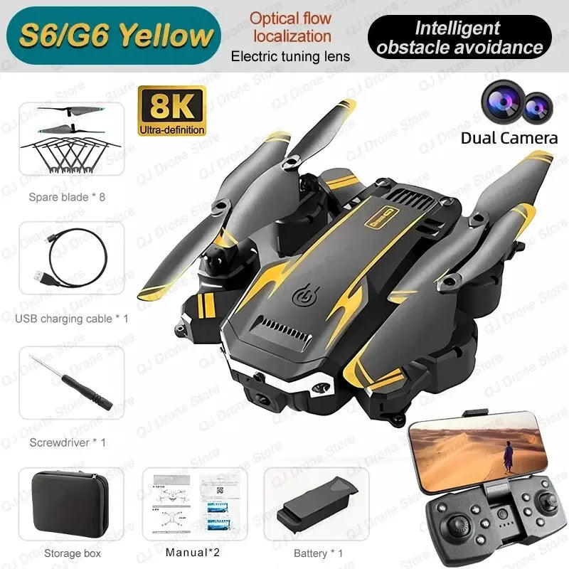 New G6 Professional Foldable Quadcopter Aerial Drone - Empire P.E