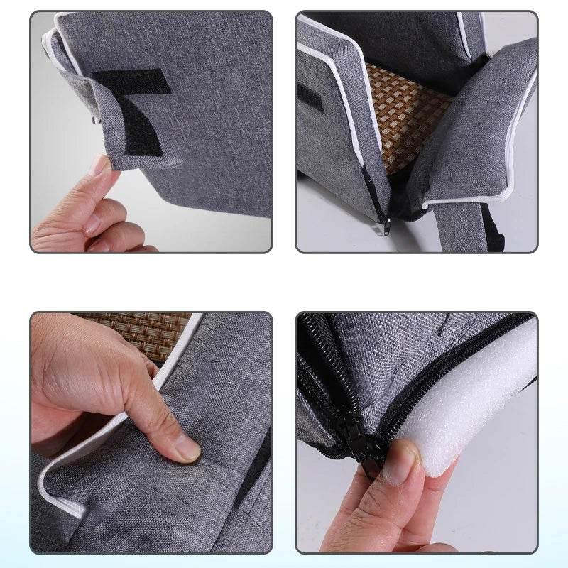 Car Center Console Pet Bed Mat Fiber Pet Safety Seat Essential for Cat & Do Travel Small pet car carrierNon-slip pet car s - Empire P.E