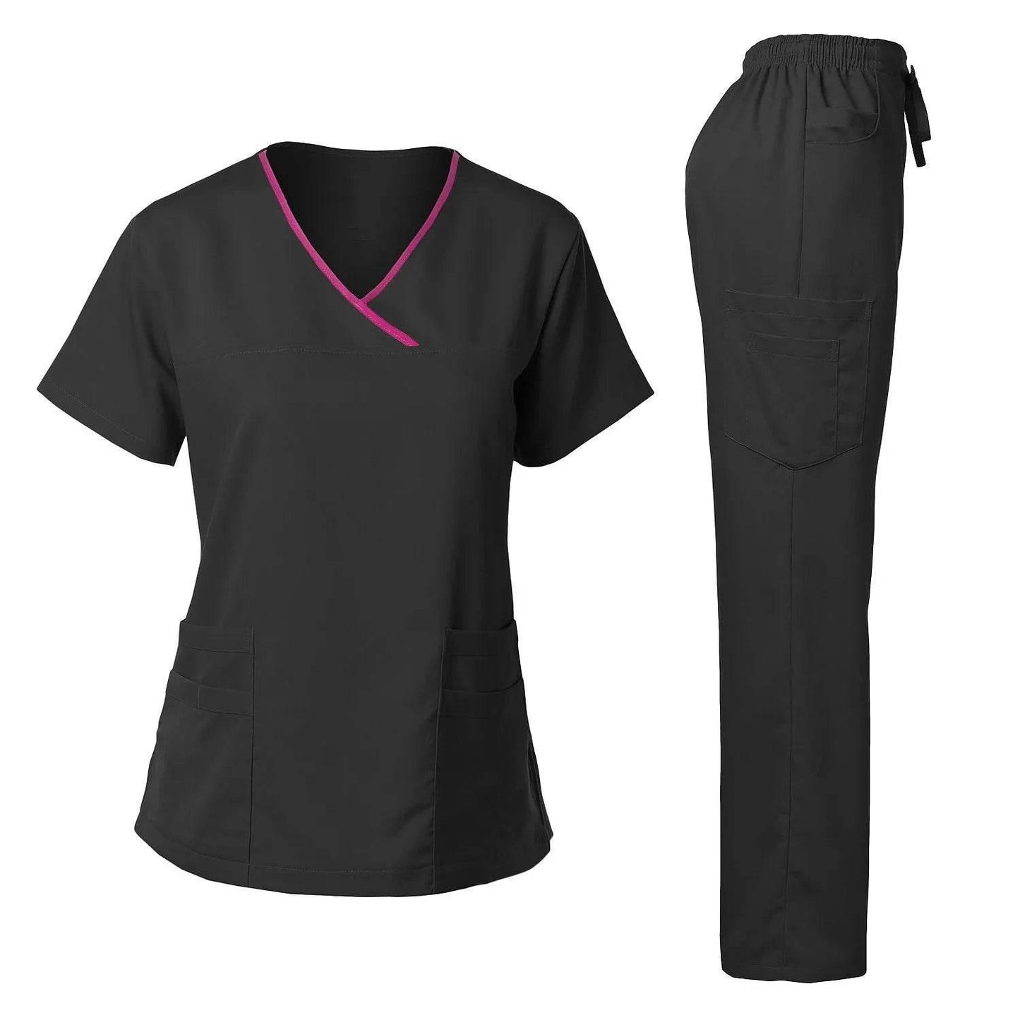Anti Wrinkle Washable Soft Fabric Nurse Scrubs Hospital Uniform Medical Scrubs Jogger Scrubs Sets Medical Clothing for Women - Empire P.E