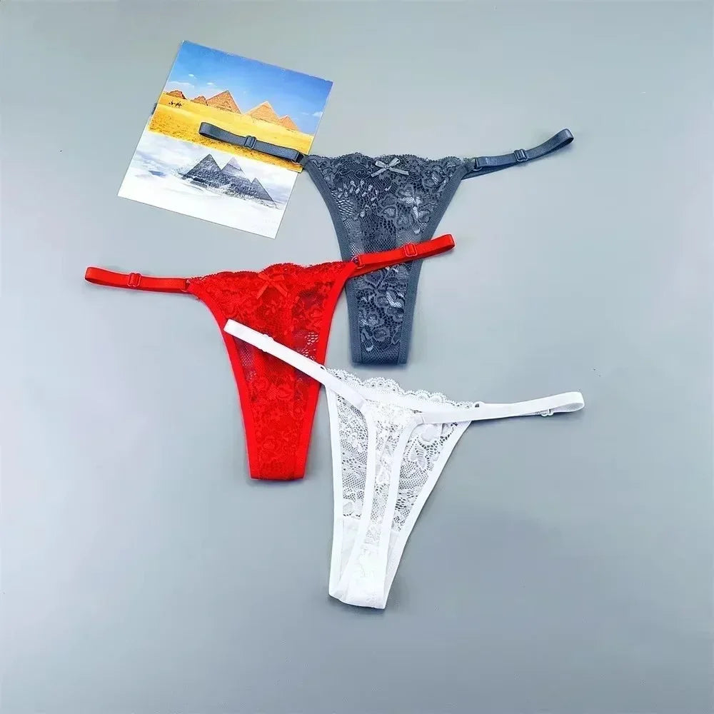 3Pcs Sexy Thongs Underwear for Women - Empire P.E