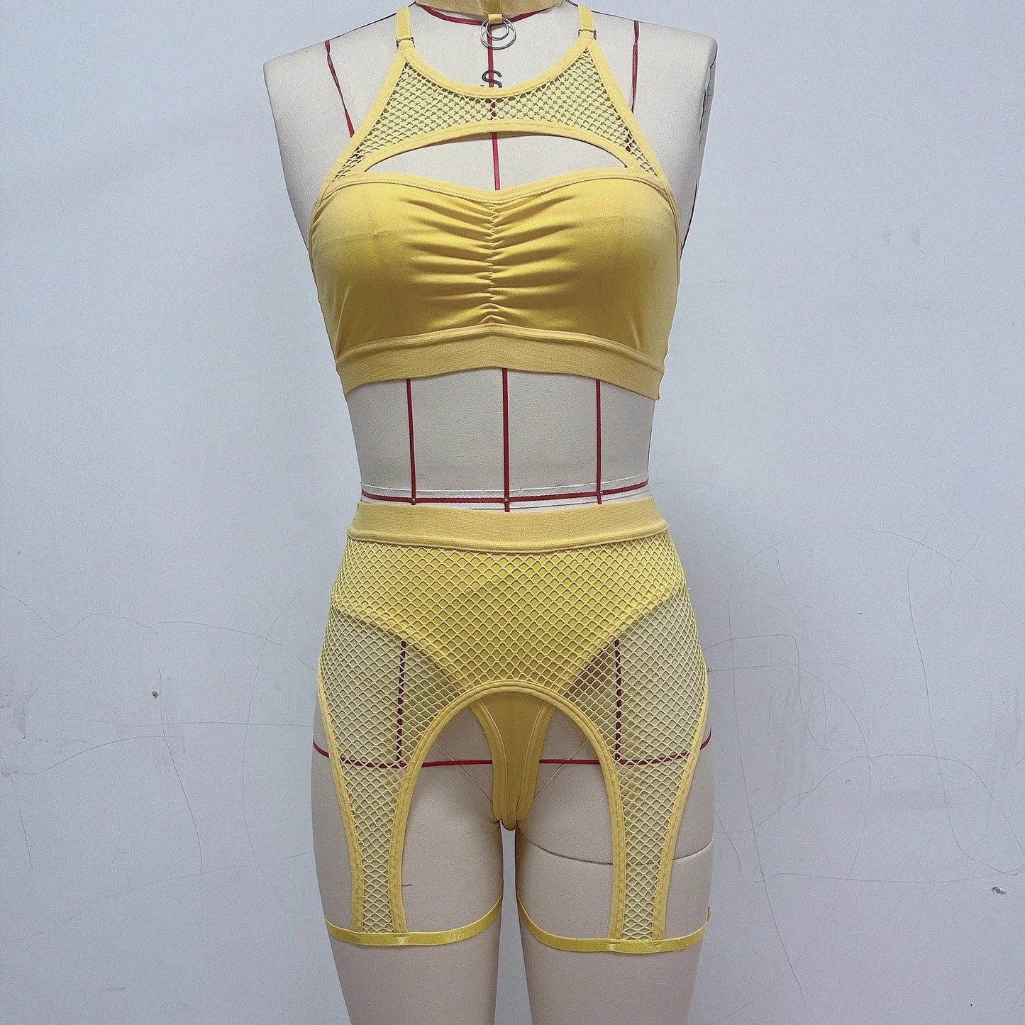 Sexy Bodysuit Mesh Bikini Sets - Empire P.E